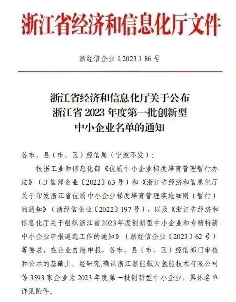 奋斗不息 创新不止|金鹭装饰、爱体育电子官方网站_爱体育(中国)双双荣获“2023年度创新型中小企业”称号
